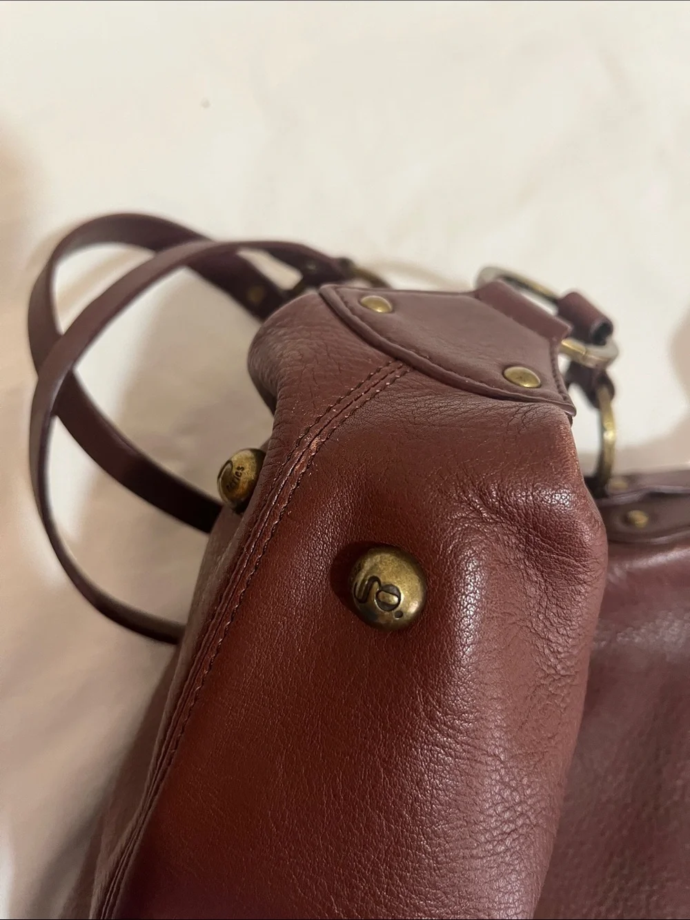 G series Flap Brown Soft Leather Bag Tobacco Glamour Sport Lthr Unit